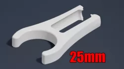 25mm PVC PPC (Pixel Pipe Clip) 12mm Bullet Pixel