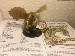2nd ed AD&D Copper Dragon