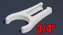 3/4" PVC PPC (Pixel Pipe Clip) 12mm Bullet Pixel