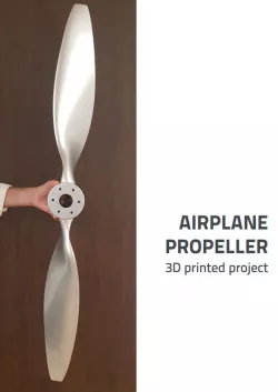 3D printed propeller as ceiling lamp tutorial