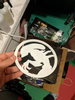 Aliens Movie Style Logo Stencil for Acrylic Painting