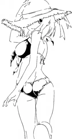 Anime beach girl 4