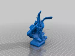 Baal Bunny Girl Raiden Shogun Genshin Impact Figure (Bust Version)