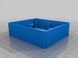 Battery container for Minimalist 3D Printed Fume Extractor