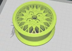 BBS RA inspired wheel with optional tyre and keychain option