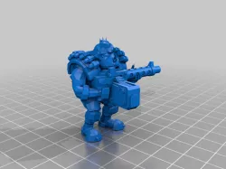 Big Orky boy with a big gun