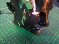 Broken head lamp