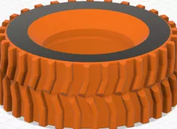 Carduino A959 84mm & 64mm OD Tires