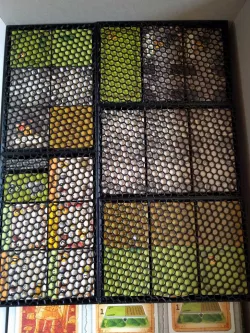 Caverna Insert + Resource Trays (great for 2 players)