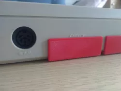 Commodore 64C cassette port plug