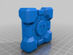 Companion Cube QR Code Cover