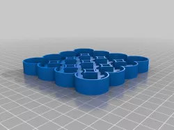 Cork stamp holder