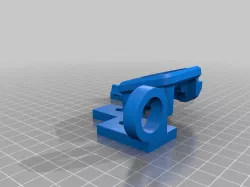 Creality Volcano Hotend Mount & Part cooling using stock heatsink and heatbreak with EZABL
