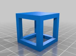 cube with solid top