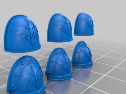 Dark Angels Shoulder Pads