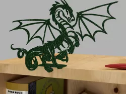 Drakon Kholkikos - A dragon silhouette