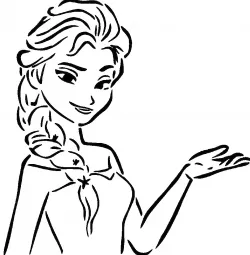 Elsa stencil 5