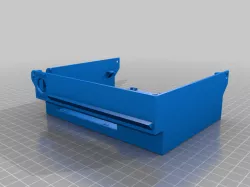 Ender 3 all in one, universal rear electronics case with more space and cable organization