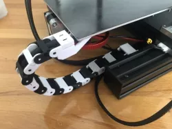 Ender 3 Cable Chain Brackets - Flipped for proper installation