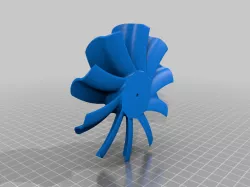 Fan Blade 110 mm, 3 mm hole
