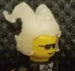 Helluva Boss Moxxie Lego head / hair and horns
