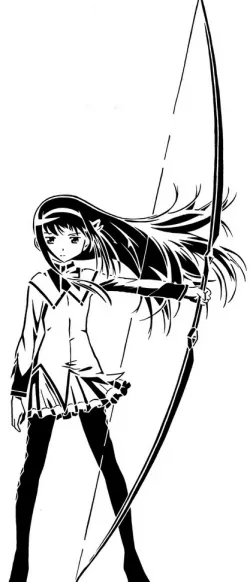 Homura Akemi stencil