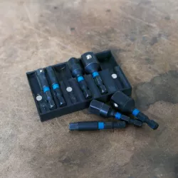 Impact Driver Socket Adapter Holder Tray