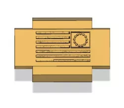 Interchangeable Patriotic Stamps (Betsy Ross & Don't Tread on Me Flags).