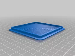 Large square primer flip tray