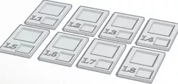  Leader Sabots (Infantry) - 20mm Square