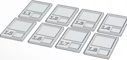  Leader Sabots (Infantry) - 25mm Square
