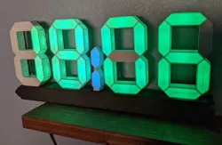 LED clock 7 segments 