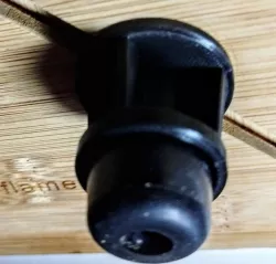 Leg for 7/8 diameter #2 rubber feet