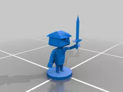low poly knight 2