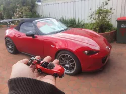 Mazda MX5 Hotwheels Key Fob