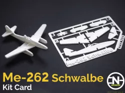 Me-262 Schwalbe Kit Card