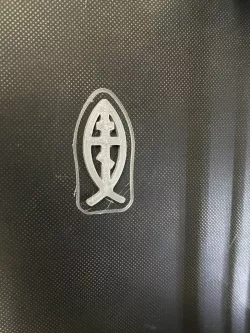 Orthodox cross Jesus  fish