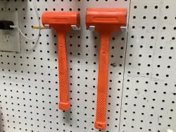Pegboard holder for Harbor Freight Pittsburgh 2lb dead blow hammer