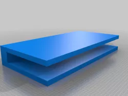 Plexiglass wall holder
