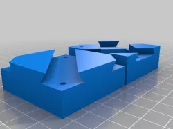 Puzzle box to store MSD cards