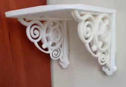 Ships wheel shelf