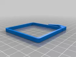 Shower curtain hangers for glass door frame.