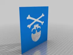 Skull Stencil