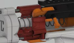 Slamfire compatible 55samba sliding butt stock
