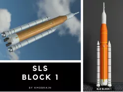 SLS Block 1 (Artemis-1) 1:200 Scale (Multi Parts)