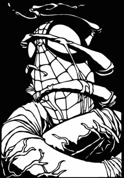 Spiderman stencil 11