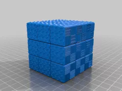 Textured Rubik cube