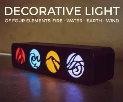 The Decorative Light of Four Elements