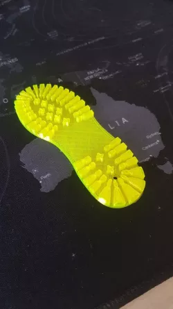Trekking sole keychain