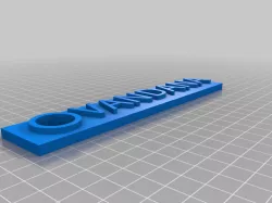 Vandana Key Chain stl and svg